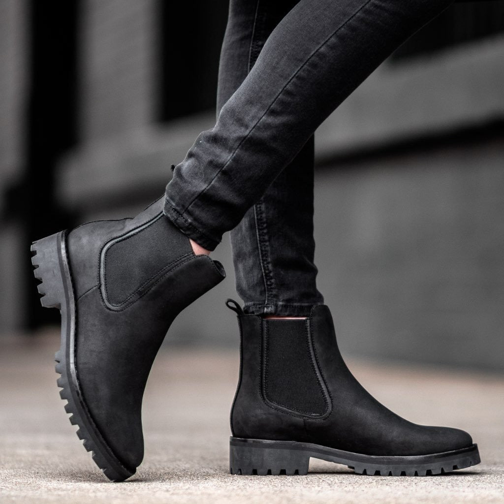 Women's Block Heel Ankle Boots - Olytrend