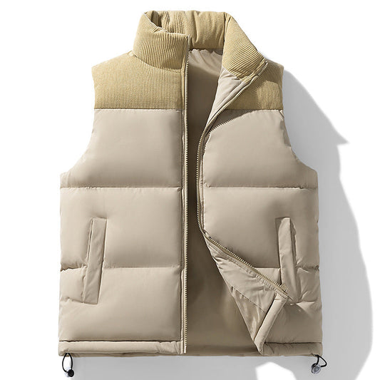 Warm Men's Down Gilet Jacket - Olytrend