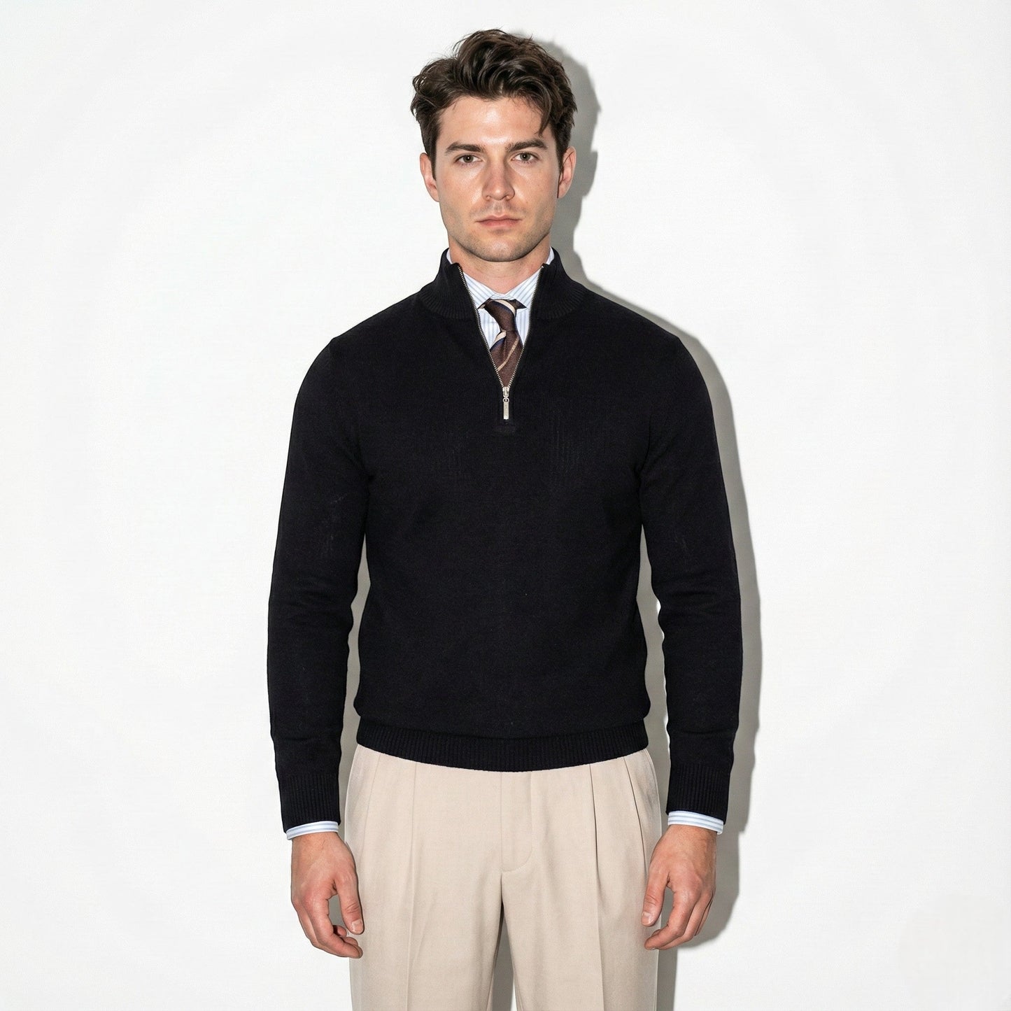 Image of Joe | Men's Quarter-Zip Pullover Sweater