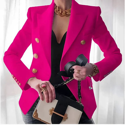 Women's Double-Breasted Blazer | Structured Fit