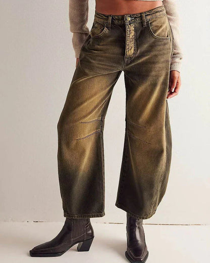 Women's Ava Mid-Rise Barrel Jeans
