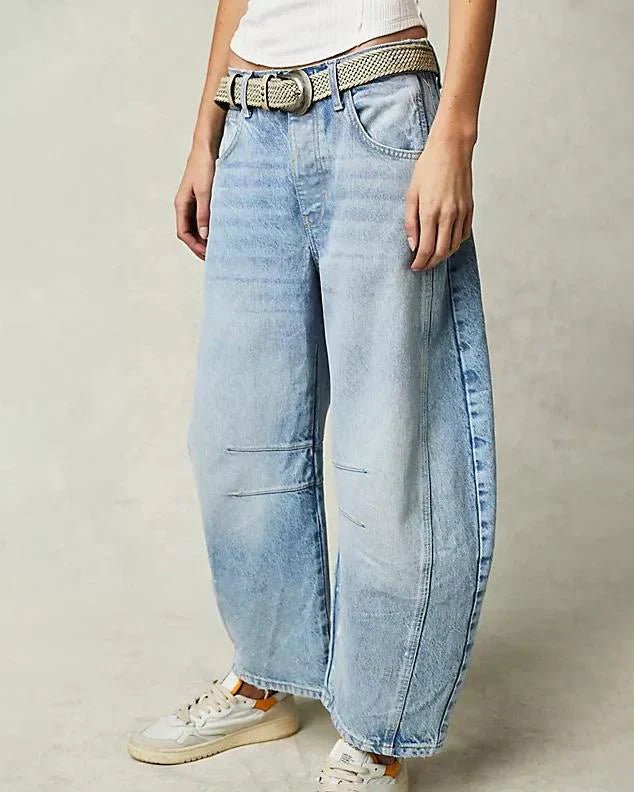 Women's Ava Mid-Rise Barrel Jeans