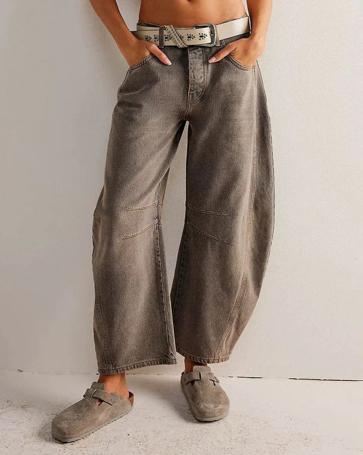 Women's Ava Mid-Rise Barrel Jeans