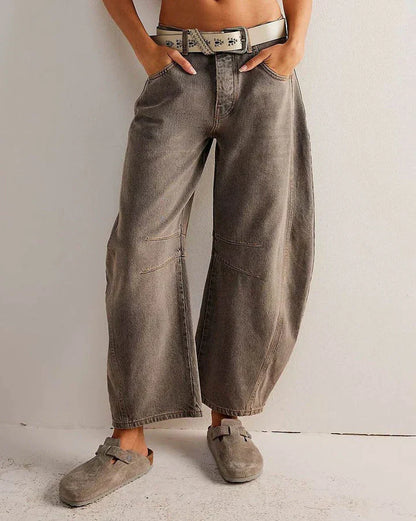 Women's Ava Mid-Rise Barrel Jeans