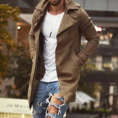 Vintage jacket with side pockets for men