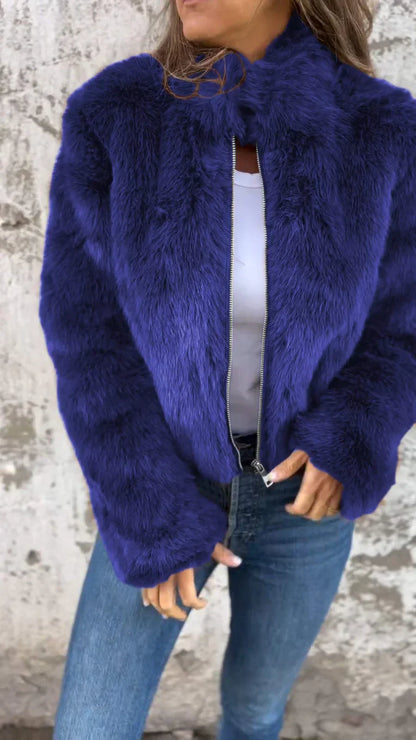 Women's Luxurious Fur Coat: Hope for Comfort