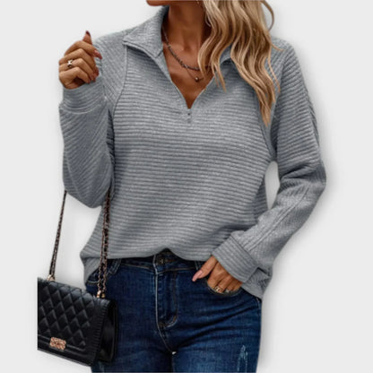 Women's Classic Half Zip Sweater