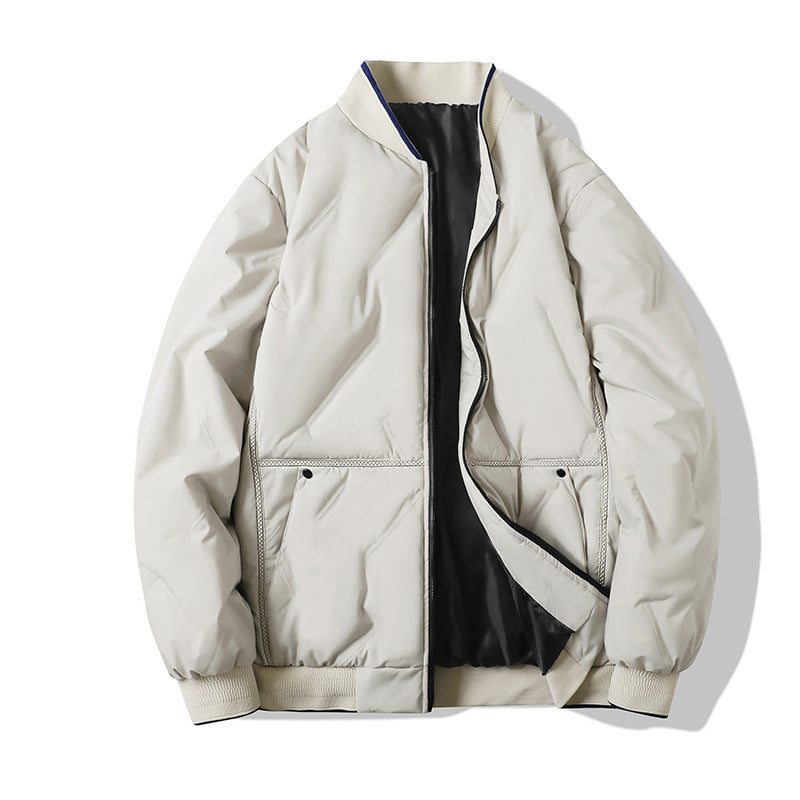 Warm Padded Mens Bomber Coat - Olytrend