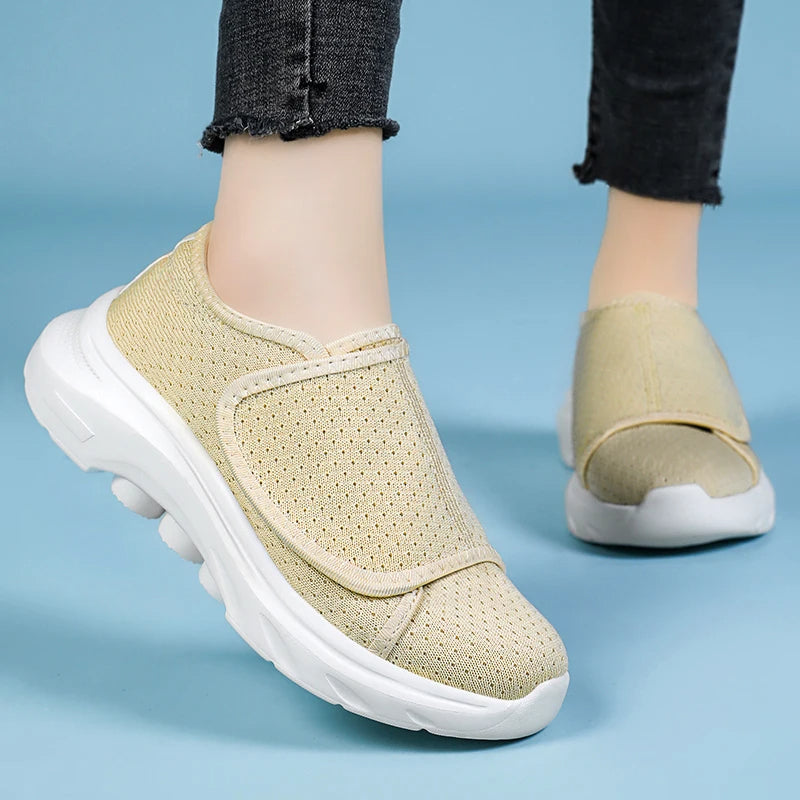 Baxinier™ Soft Orthopedic, Wide Fit Diabetic Sneakers for Women
