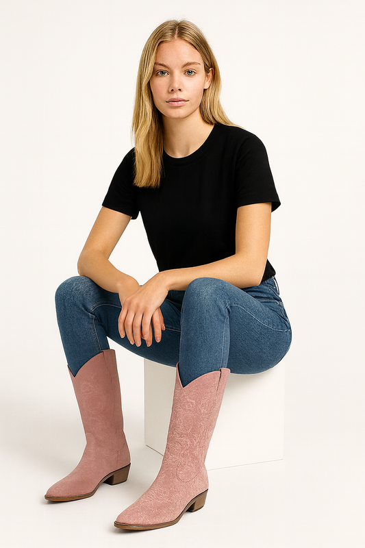 Women's cowgirl boots with high-quality craftsmanship and comfort