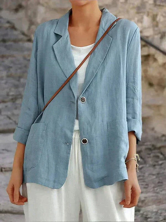 Women's Linen Blazer | Light and Elegant | Casual Chic