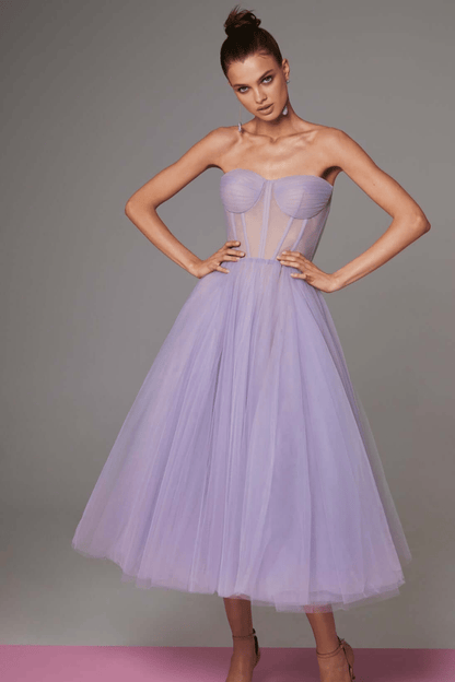 Black Bustier Dress | Tulle | Dramatic and Elegant