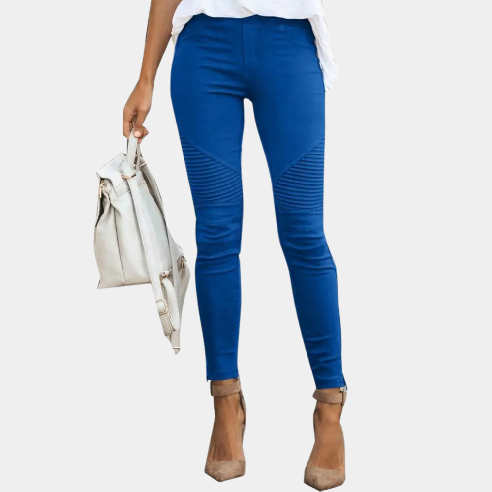 Women's Slim Fit High Waist Jeans Pants - Olytrend