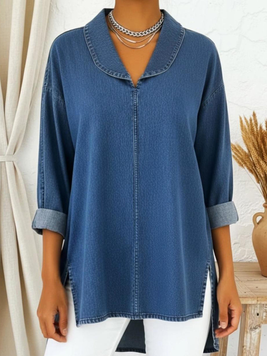 Image of Lola | Women's Long Sleeve Tunic Blouse