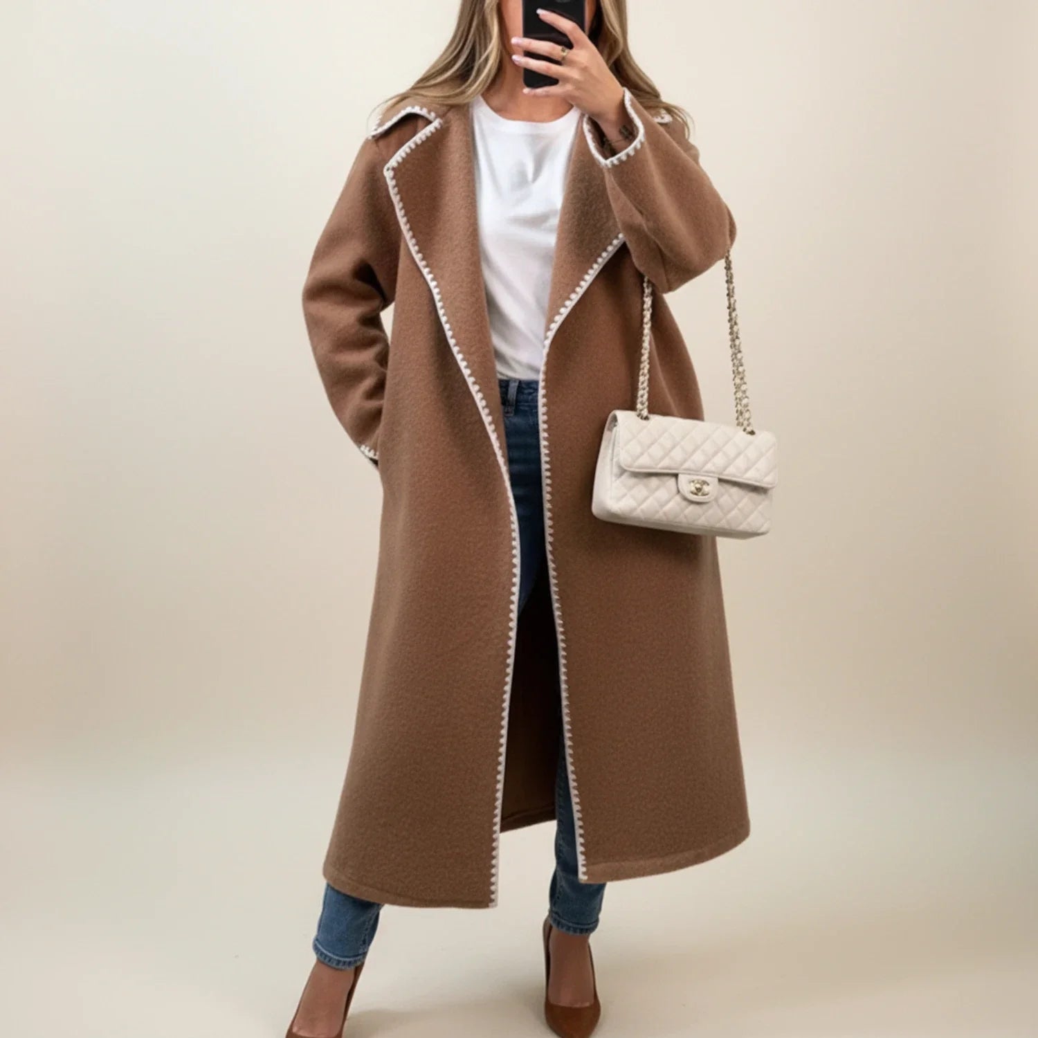 Warm Oversized Women's Winter Jacket - Olytrend