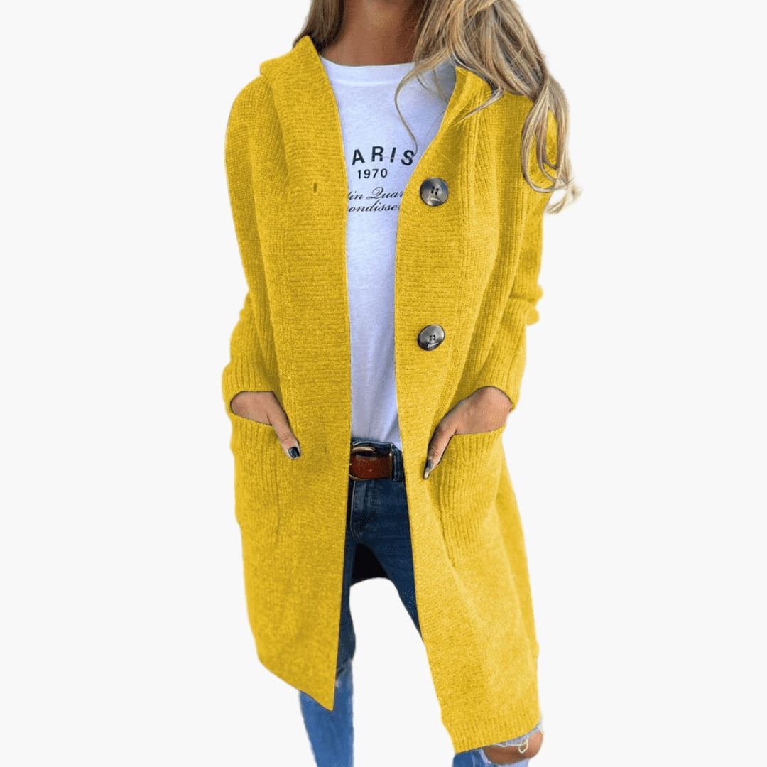 Women's Knit Cardigan Long – Elegant Everyday Companion for Leisure and Office