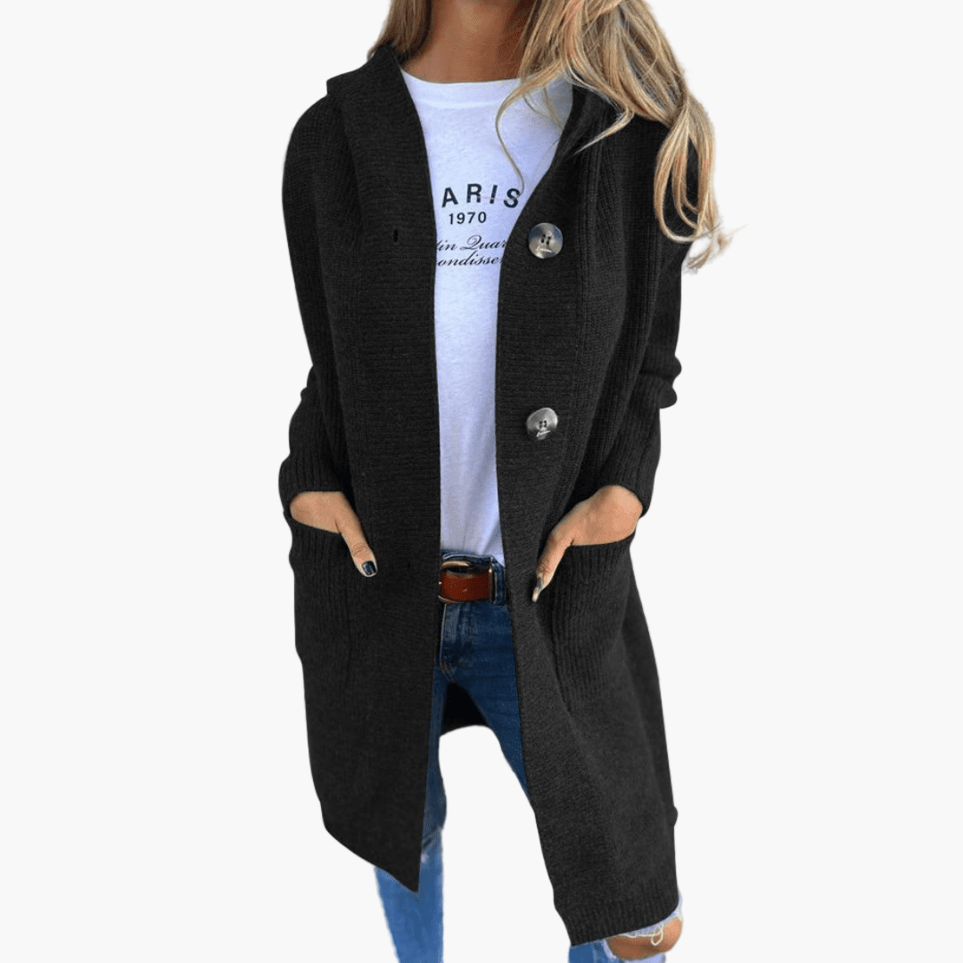 Women's Knit Cardigan Long – Elegant Everyday Companion for Leisure and Office