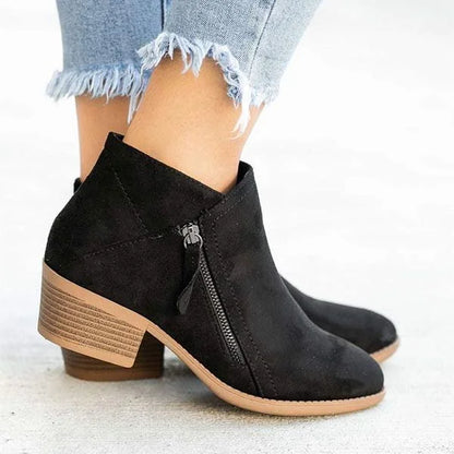 Women's Orthopedic Ankle Boots | With Side Zipper
