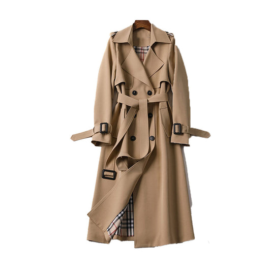 Women's Trench Coat | Double Button & Fitted With Belt