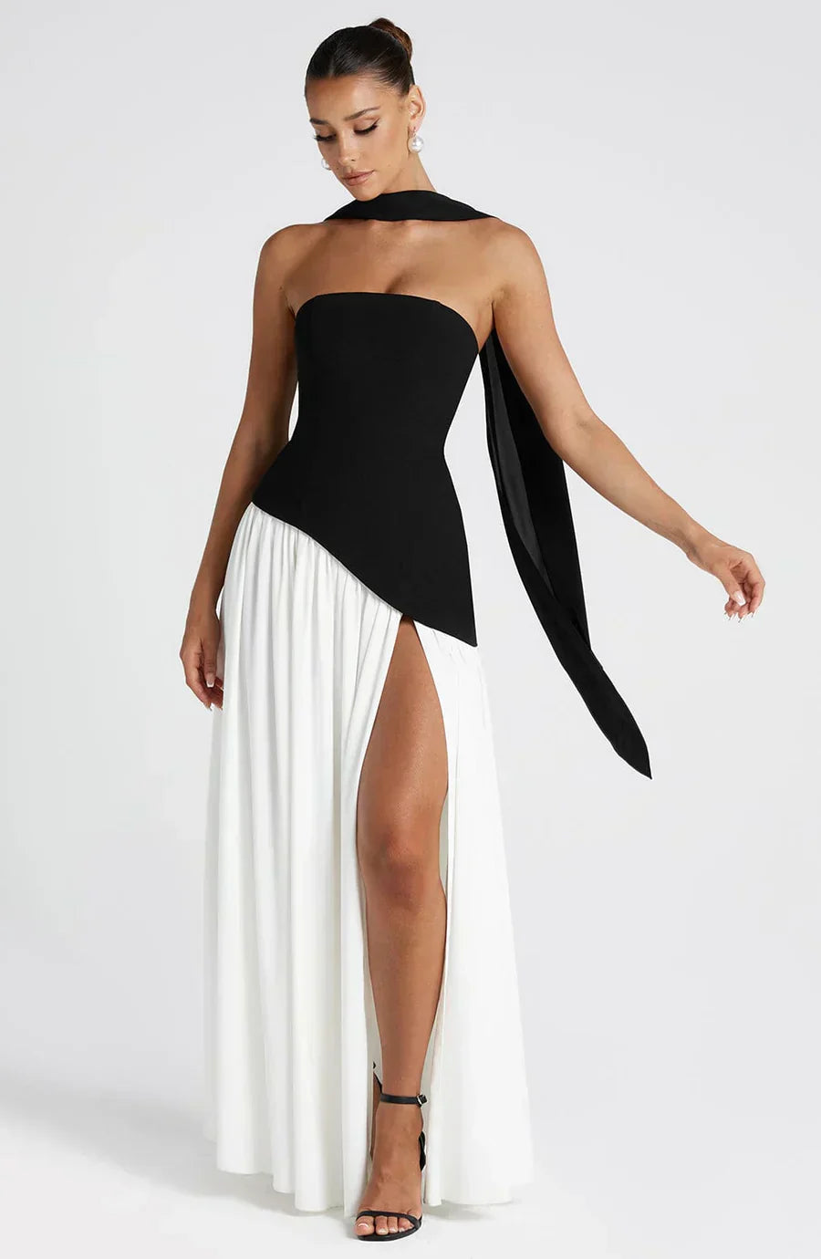 Women’s Wedding Guest Dress | Strapless Maxi