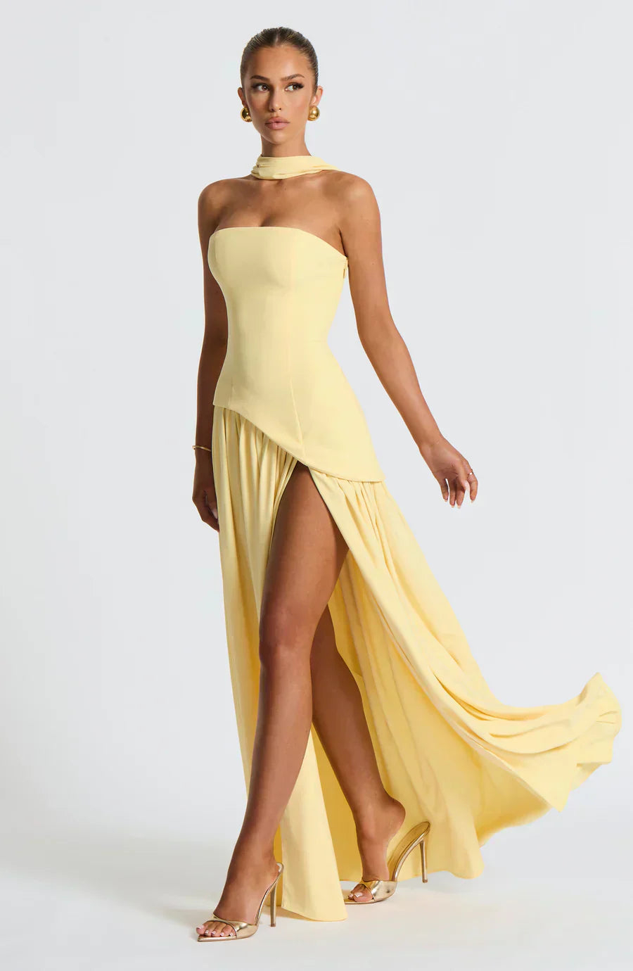 Women’s Wedding Guest Dress | Strapless Maxi