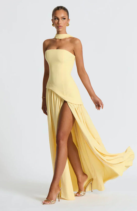Women’s Wedding Guest Dress | Strapless Maxi