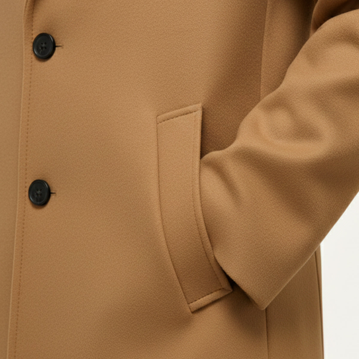 Warm Classic Mens Wool Pea Coat