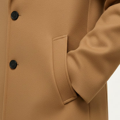 Warm Classic Mens Wool Pea Coat