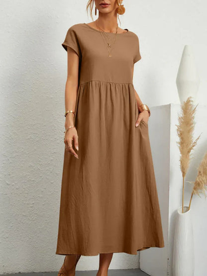 Vintage Summer Dress by Renee - Short Sleeves