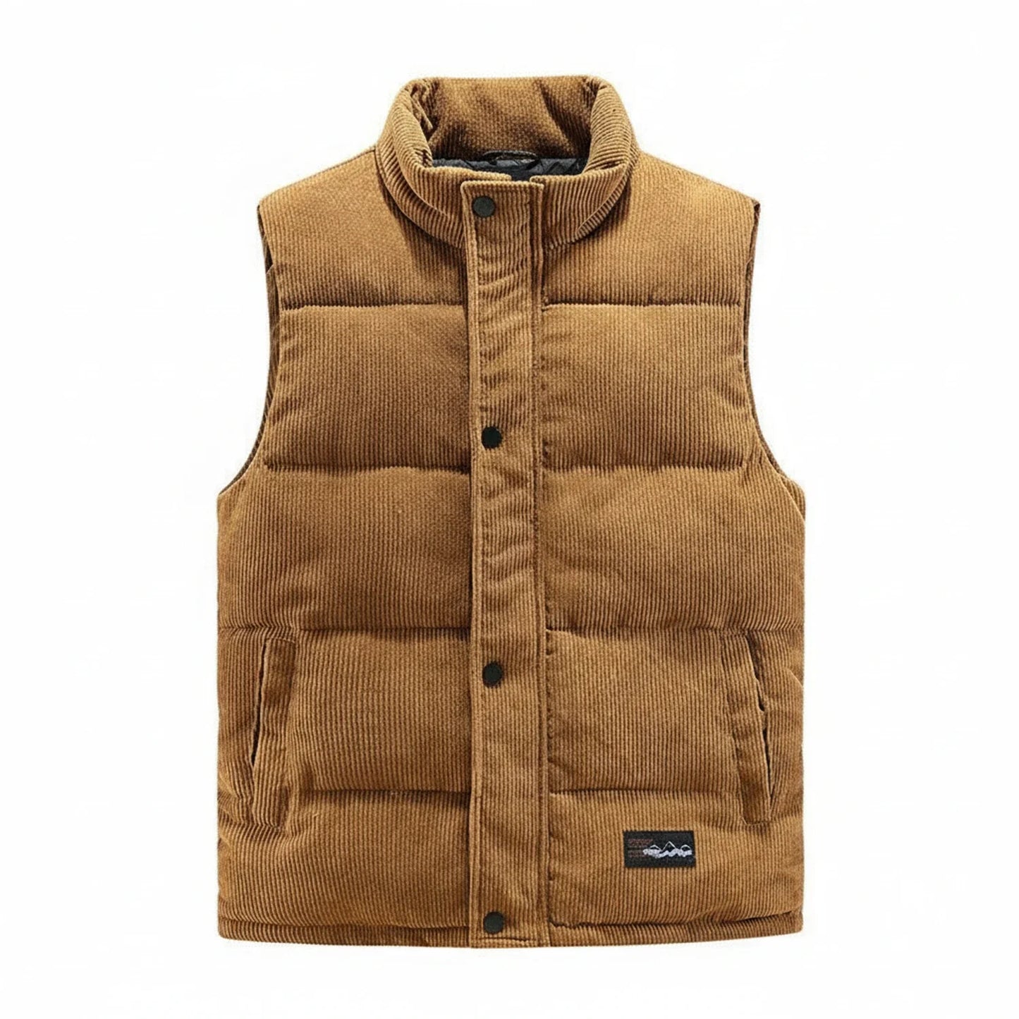 Warm Zip Up Puffer Vest for Men