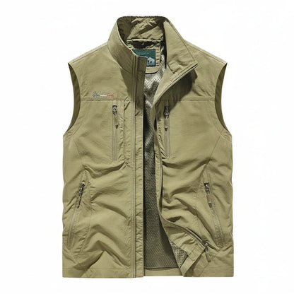 Waterproof Mens Insulated Zipper Vest
