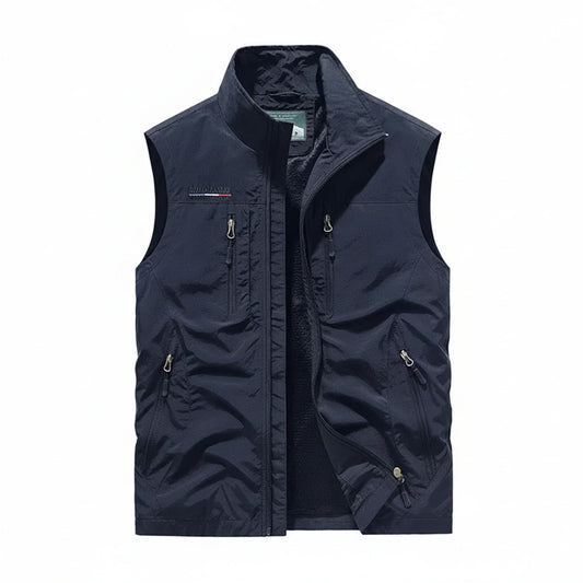 Waterproof Mens Insulated Zipper Vest - Olytrend