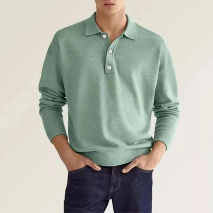 Aarik | Classic Long Sleeve Polo Shirt for Men