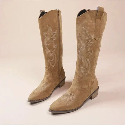 Women's Winter Cowboy Boots | Pointed Toe