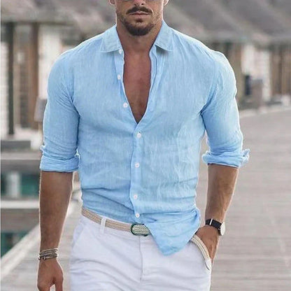Casual Men's Relaxed Fit Shirt