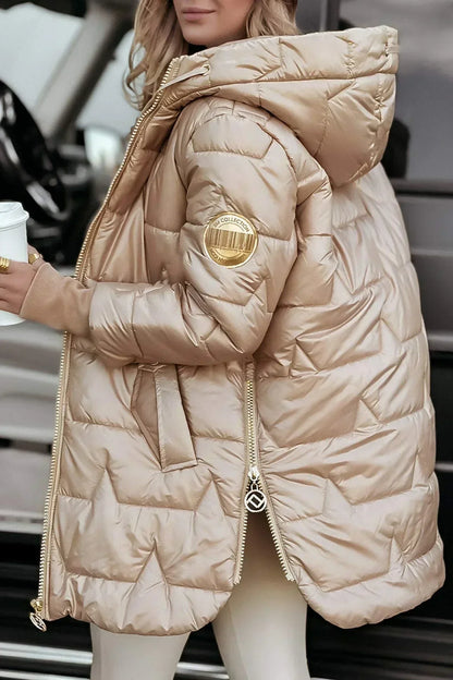 Warm Black parka Coat