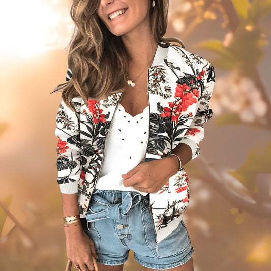 Beatrix | Floral Pattern Jacket for Women - Stylish Women's Jacket