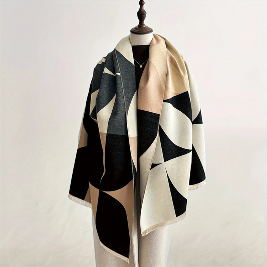 Versatile Water Repellent Poncho Scarf - Olytrend