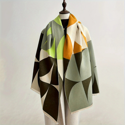 Waterproof Double Sided Scarf Poncho