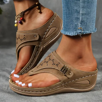 Verna™  Comfortable  Wedge Heeled Sandals