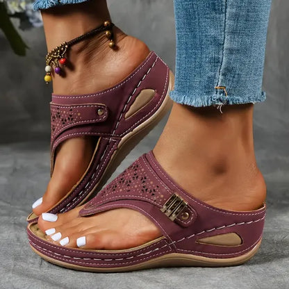 Verna™  Comfortable  Wedge Heeled Sandals