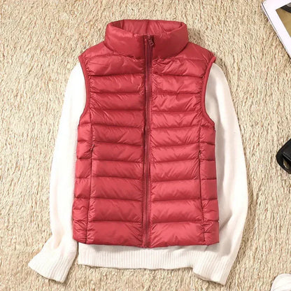 Waterproof Ladies Gilet with Zip Fastening