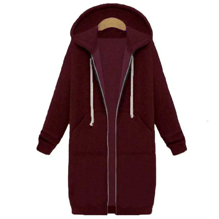 Women's Long Zipper Sweatshirt: Roza