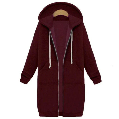 Women's Long Zipper Sweatshirt: Roza