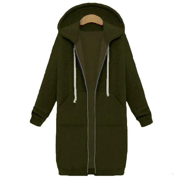 Women's Long Zipper Sweatshirt: Roza