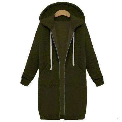 Women's Long Zipper Sweatshirt: Roza