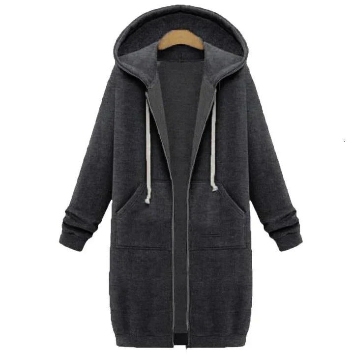 Women's Long Zipper Sweatshirt: Roza