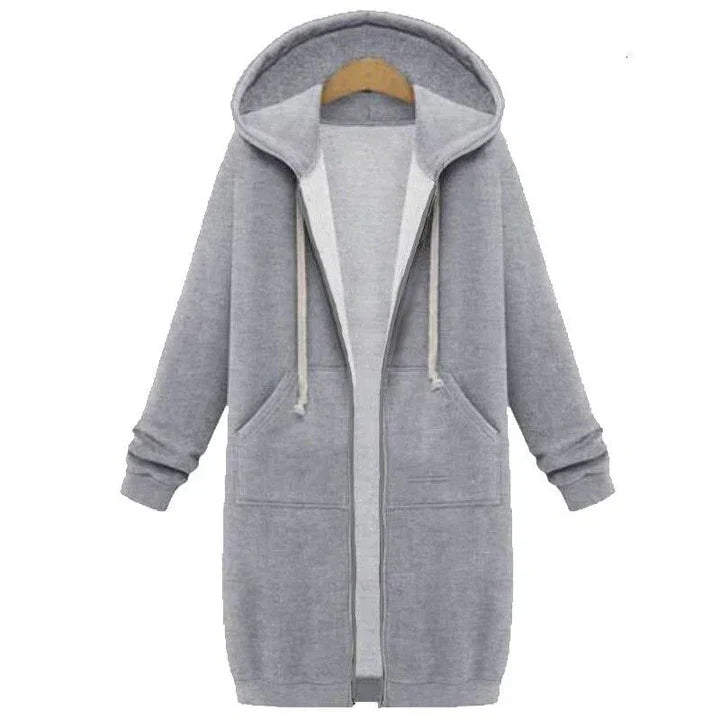 Women's Long Zipper Sweatshirt: Roza