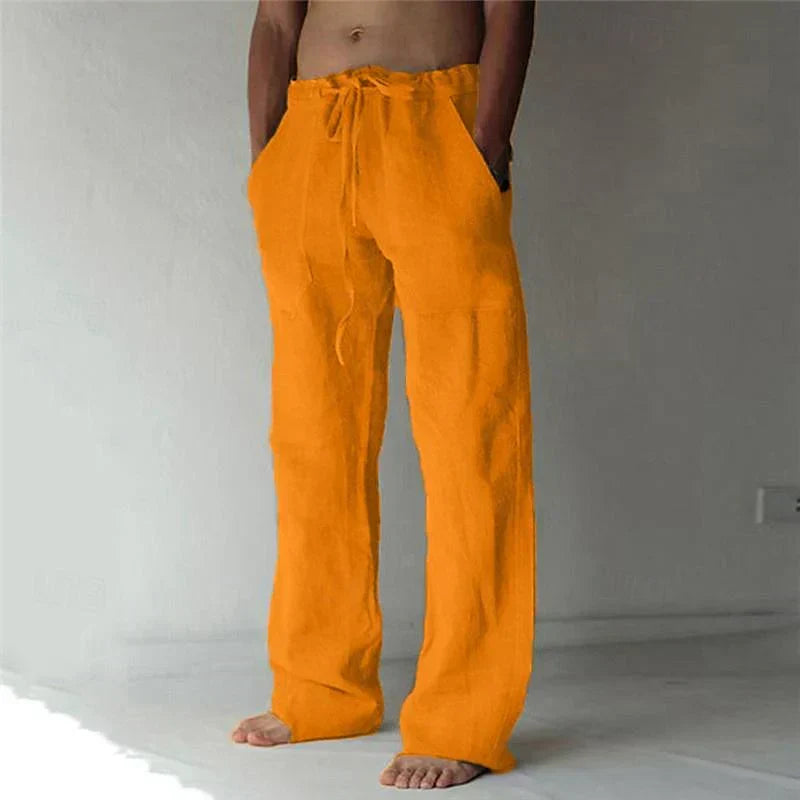 Arthur - Loose linen pants for men