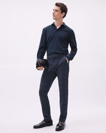 Riman | Long-sleeved polo shirt made of cotton